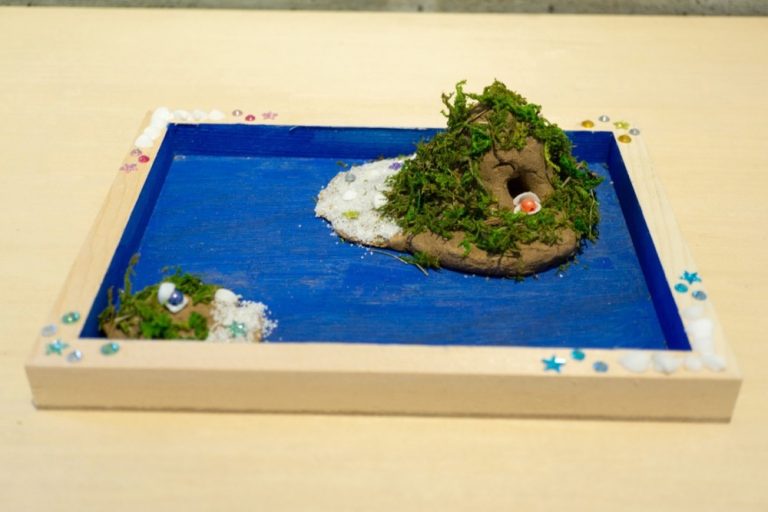 夏の特別工作！「ジオラマで宝島！」ワークショップ開催しました – こどもの造形教室 ブリコレ | 東京都豊島区・多摩市